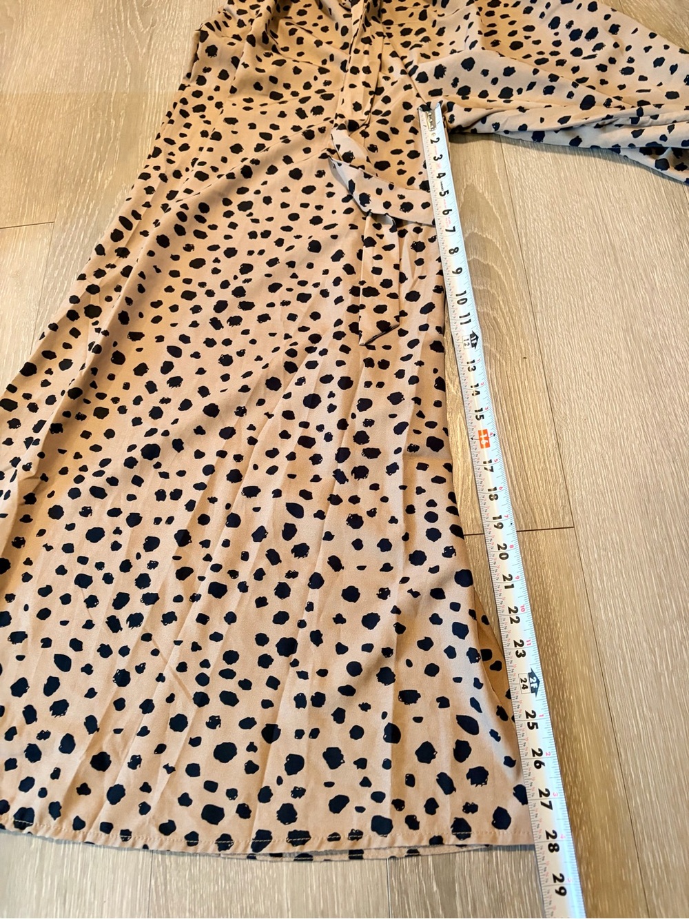 Wide Leg Leopard Jumpsuit - Picture 5 of 10